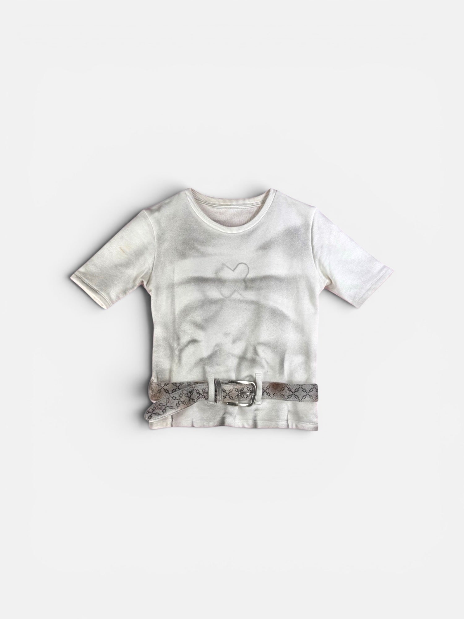 AIRBRUSHED BELT SHIRT
