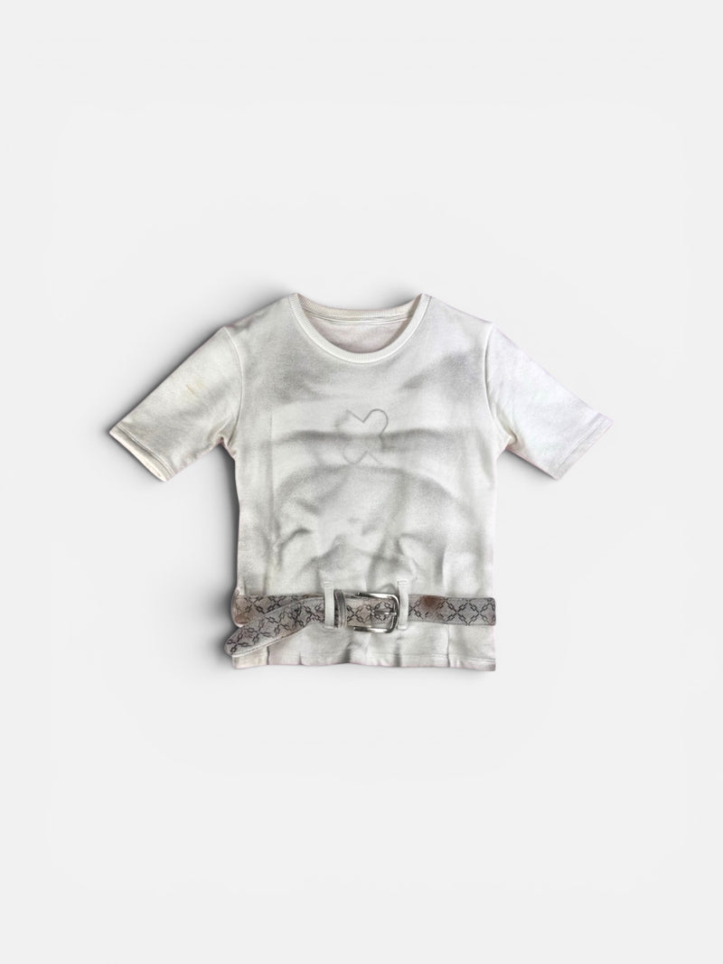 AIRBRUSHED BELT SHIRT
