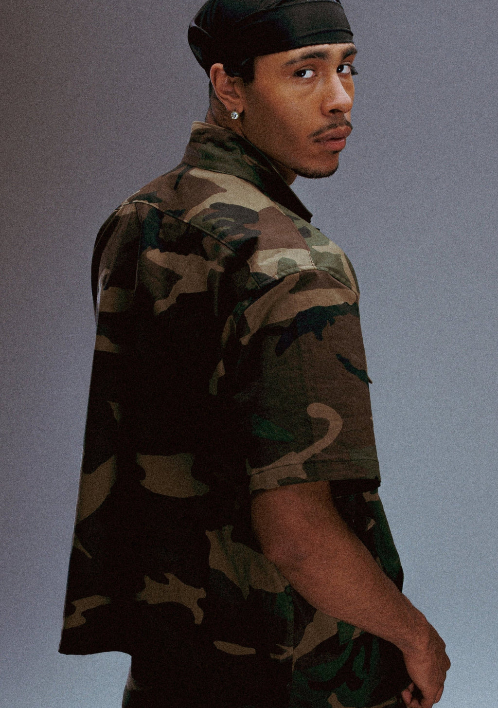 CAMO SLEEVE SHIRT