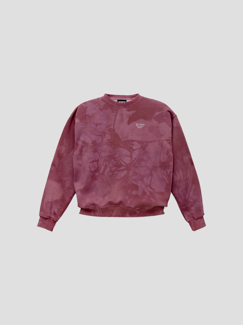 Crewneck rossa donna vista frontale 