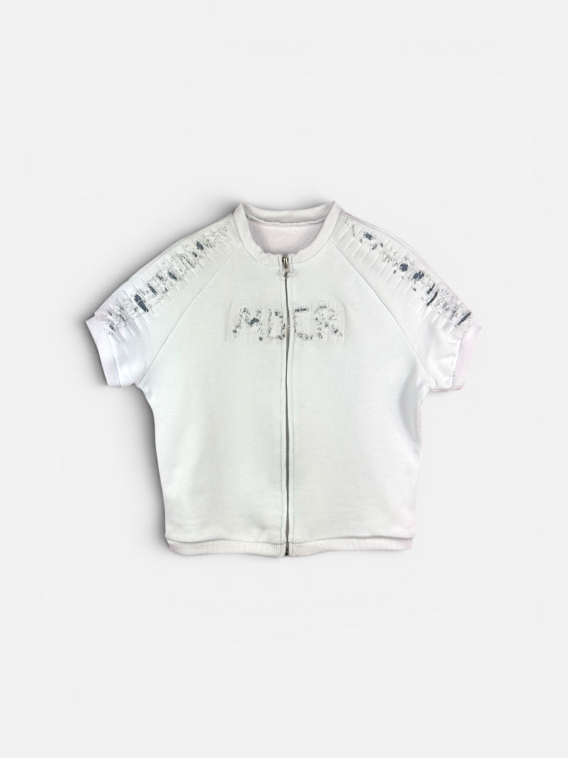 DISTRESSED BIKER SHIRT