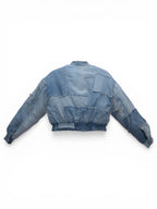 Flight denim bomber donna blu chiaro vista posteriore 