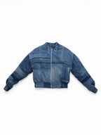 Flight denim donna blu scuro vista frontale 