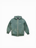 Hoodie uomo verde vista frontale 