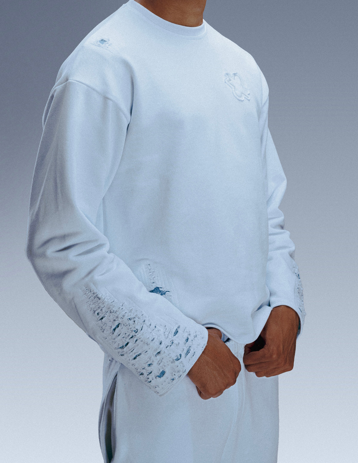 DISTRESSED LONG SLEEVE