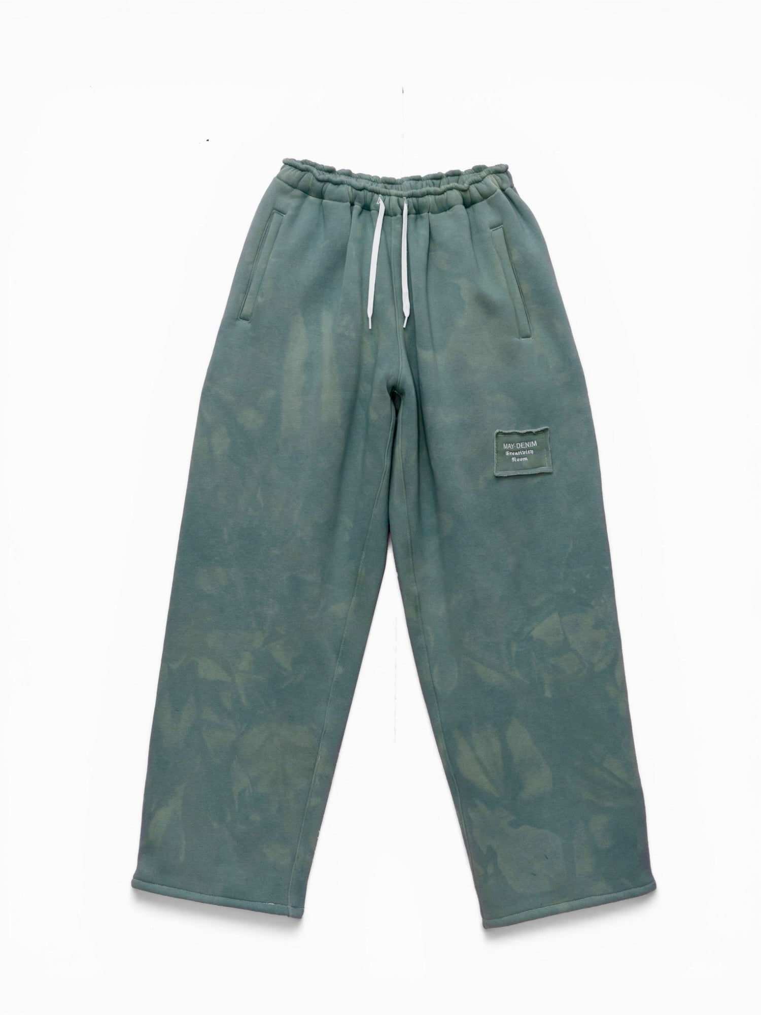 Pantalone donna verde vista frontale 
