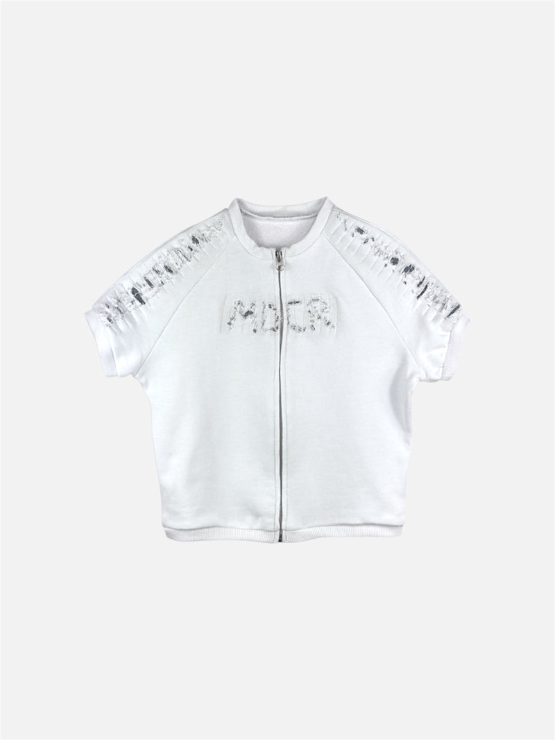 DISTRESSED BIKER SHIRT
