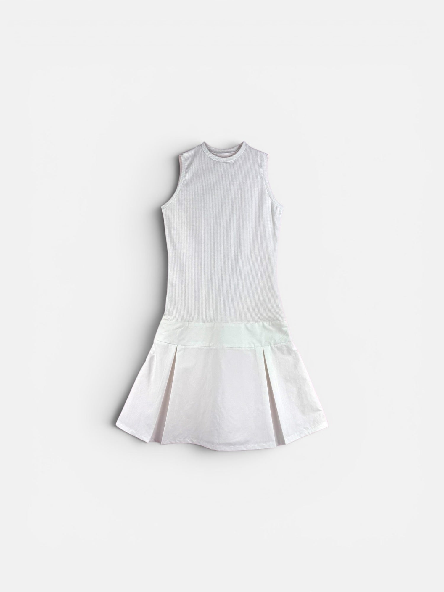 RIBBED TECH DRESS