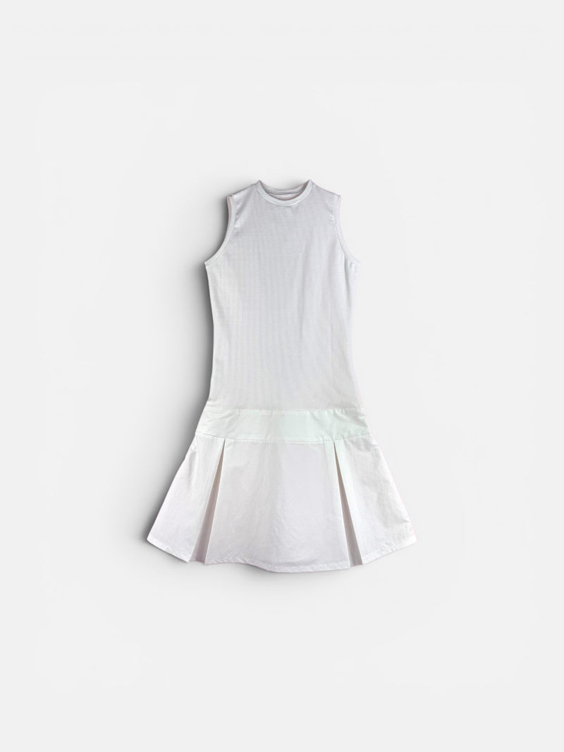 RIBBED TECH DRESS