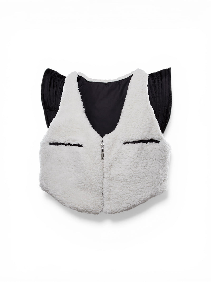 Top donna reversibile vista frontale 