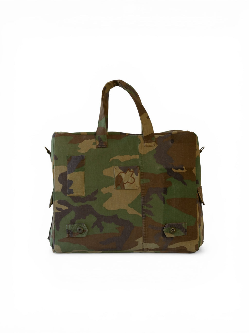 Travel cargo bag camouflage vista posteriore 
